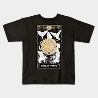 Wheel Of Fortune Tarot Card Kids T-Shirt